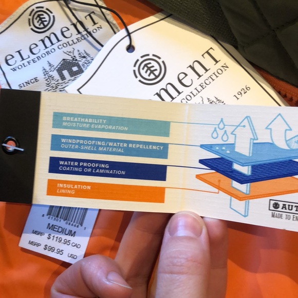 Brand new with tags element jacket - Picture 5 of 6